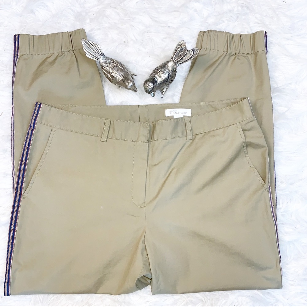 Nordstrom Cropped Jogger Chinos Ankle ZIP Pants